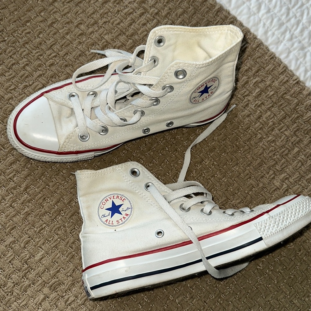 White high top converse